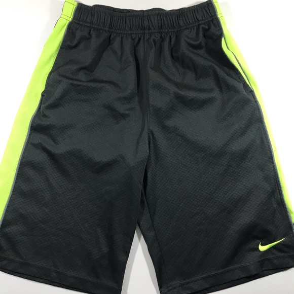 neon yellow nike shorts